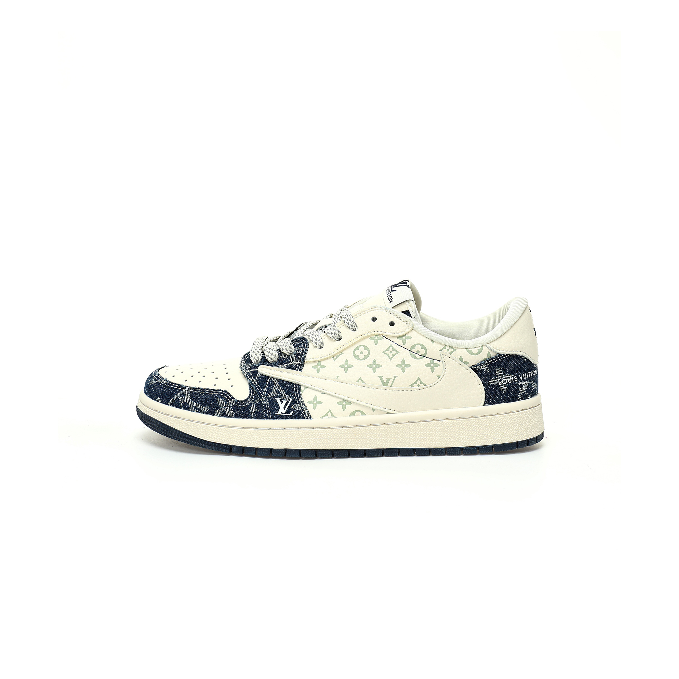 NIKE AIR JORDAN 1 LOW OG SP BEIGE BLACK LV MONOGRAM SJ2068-003